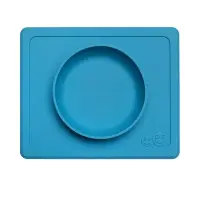 在飛比找momo購物網優惠-【美國ezpz】mini bowl迷你餐碗+餐墊：寶石藍(F