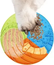 Lick Mats - Silicone Pet Lick Pad,Anti-Slip 3-Color Whale Slow Feeder for Small Medium Large Dogs Cats Prevents Gulping Improves Eating Habits