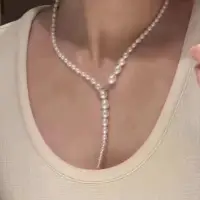 在飛比找momo購物網優惠-【KARAT】法式優雅 珍珠項鍊