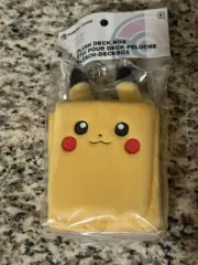 FACTORY SEALED Pokemon Center Exclusive Pikachu Plush Deck Box Case | SOLD OUT