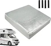 RV Skylight Cover - Waterproof Insulated RV Insulation - Reflective Removable Ventilation Accessory For Motorhome Trailer Caravan Home House