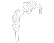 Genuine Nissan Cylinder & Keys H0600-3J185 (for: Nissan)