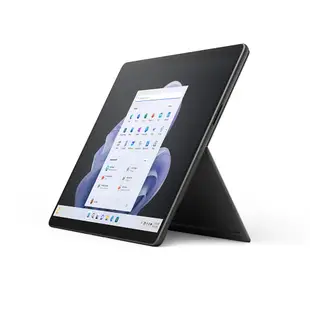 [附特製專業鍵盤組+手寫筆]微軟Surface Pro 9 i5 8G 256G EVO 石墨黑平板QEZ-00033