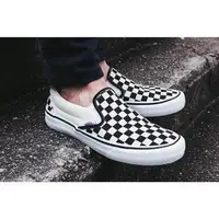 在飛比找Yahoo!奇摩拍賣優惠-VANS CLASSIC SLIP-ON 基本款 黑白 格子