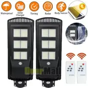 2x 9000000LM Lamparas Luz Led Solar Luces Para Exterior Patio Sensor De Movimien
