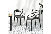 Gardeon 4PC Outdoor Dining Chairs PP Portable Stackable Chair Patio Furniture