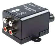 RCA Bass Audio Level Controller – Inline Volume Control Knob for Subwoofers