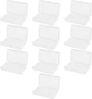 10PCS Game Cartridge Case Compatible with Game Boy Advance GBA Game Cartridges ABS Transparent Game Card Storage Box Holder Anti-slip Cover 65x40x13mm