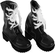 ERINGOGO 1 Pair Miniature Doll Boot Shoes Stylish Doll Dress Up Ornaments for Dollhouse Accessories for Home Decor and Mini House Scenes Made from Material
