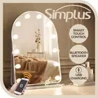 Simplus Bluetooth LED Hollywood Mirror Makeup Vanity Mirrors with Lights 65X45CM