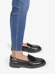 Black Patent Loafers