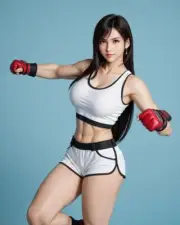 Tifa Final Fantasy 7 Pin-Up Fan Art Print Poster Size A3 JAPAN 297×420mm 009