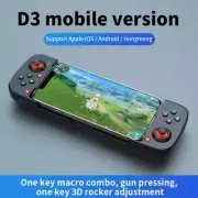 Black Mobile Phone Controller BT 5.0 Game Controller Support D3 Gamepad