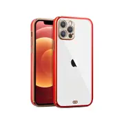 Iphone TPU Case X/Xs Clear Soft Case Red Case Cover