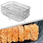 Air Fryer Rack Cooling Stainless Steel Multi Layer Rack for Kitchen Cooker