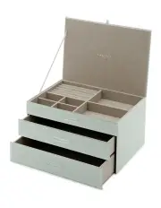 [One Six Eight London] Gabriella Mint Xl Jewellery Box