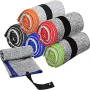Microfiber Gym Towel Quick Dry Men Women Workout Gear for Body Sweat Sports Exercise Fitness Tennis Running Riding Hiking Camping Yoga Jogging Fishing Working Out Towel