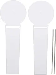 SUPVOX 2Pcs Sundial Clock Scientific Plastic Model for Measurement Educational Sundial Ornament for Desktop Decorative for Learning About Sun