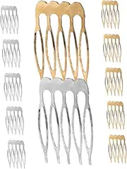 VICASKY 12pcs Elegant Hair Side Combs for Women Sturdy Hair Styling Accessories for Daily Use and Special Occasions Includes and Combs