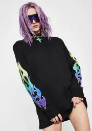 [Current Mood] Burning Prisms Graphic Tee