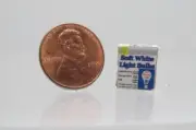 Dollhouse Miniature Detailed Replica Soft White Light Bulb Box HR57193