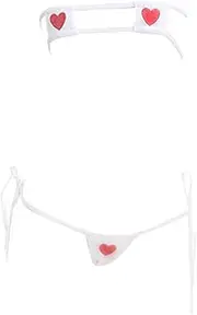 [YOMORIO] Women's Sexy Anime Cosplay Lingerie Lolita Cute Micro Bikini Set Kawaii Bra and Panty