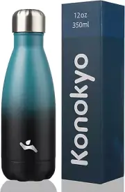 Insulated Water Bottles,12 Oz Double Wall Stainless Steel Vacumm Metal Flask for