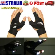 2X FiALer Glove w/ LED Light Flashlight Gloves Outdoor Gear Rescue Night Fishing