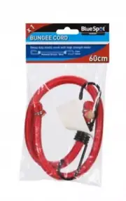 BUNGEE STRAPS CORDS 60 x 12mm WITH HOOKS ELASTICATED ROPE CORD CAR BIKE LUGGAGE