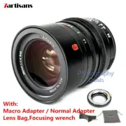 7artisans 35mm F1.4 LM Mount Lens for Leica M P240 M6 M9 Camera w/ GIFT Adapter