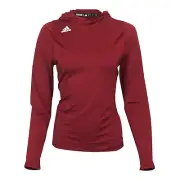 Adidas Women's Burgundy Climalite Iconic Training Hoodie CY7655