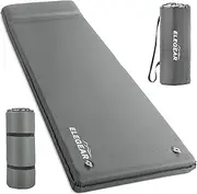 Elegear Self Inflating Sleeping Pad, 3.1" Ultra-Thick Memory Foam Camping Pad with Pillow Fast Inflating in 20s Insulated Camping Mattress Pad 4-Season Camp Sleeping Mat for Camping/Travel/Car/Tent