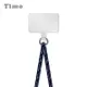 Timo iPhone/安卓撞色棉繩手機掛繩背帶組-漸變藍