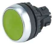 BACO GREEN PUSH BUTTON HEAD L21AH20 22mm Cutout,Spring Return, Illuminated Flush