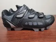 New Gavin Mesh MTB/Indoor Cycling Shoes Black, Straps Flexible SZ 7W 6M