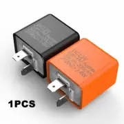 2 Pin Electronic LED Flasher Relay Adjustable Speed Turn Signal Fast Flash New