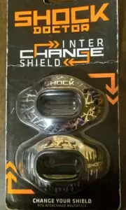 New Shock Doctor Inter Change Shield Black/Silver Fits Interchange Shield