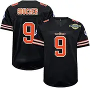 [CUTHBERT] #9 Bobby Boucher Football Jersey The Waterboy Adam Sandler Mud Dogs Bourbon Bowl Movie Shirt