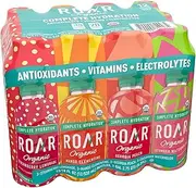 ROAR Complete Hydration Organic Variety Pack - Electrolyte Drinks Loaded with Vitamins C, B5, B12 - Hydrating Beverage Non-GMO, Gluten-Free - 12 pc
