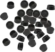 Mipcase 40Pcs Skid Chair Foot Covers Durable Rubber Table Leg Caps for Furniture Protection Noise Reducing Furniture Accessories for Stools Desks and Tables