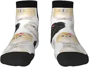 [JBYJBX] Pomeranians Pattern Print Adult Socks Womens Mens Workout Thermal Cozy All-Season Gift Holiday Articles Use