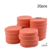 125mm Orange Flat Sponge Polishing Buffing Pad Mat Cushion For Car Polishing