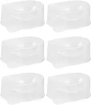 Mikinona 6pcs Dip Powder Recycling Tray Nail Dip Powder Container Storage Case Nail Dipping Trays Accessories