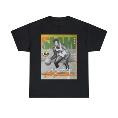 Oscar Robertson Milwaukee Bucks NBA Slam Cover Tee Shirt