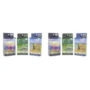 2x 3pc Platypuzz Jigsaw Puzzle Claude Monet Stunning Art Set 108 Pieces Each