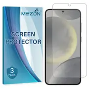 [3 Pack] Samsung Galaxy S24+ (6.7") Anti-Glare Matte Screen Protector Film by MEZON – Case Friendly, Shock Absorption (Galaxy S24+, Matte)