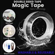 ALIEN NANO TAPE Double Side Reusable Removable Adhesive NO NAILS, HOOKS, SCREWS"