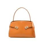 [Ferragamo] Ferragamo Hug Curved-top Clasp Tote Bag ONE SIZE ORANGE