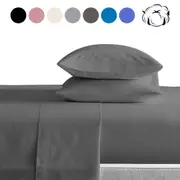 Egyptian Cotton 4PCS Bed Sheet Set Ultra SOFT Fitted Flat Sheets 2022 NEW