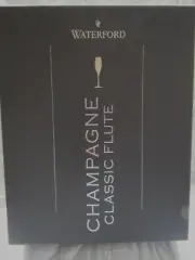 Waterford Point Noir- Elegance Collection- 2 Crystal Wine Glasses- Org Box- NIB